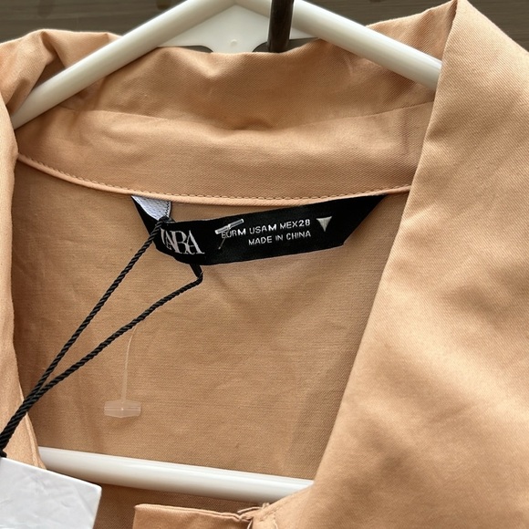 NWT ZARA FULL LENGTH CARGO GABARDINE JUMPSUIT  MEDIUM  in MANGO GORPCORE… - Picture 11 of 16